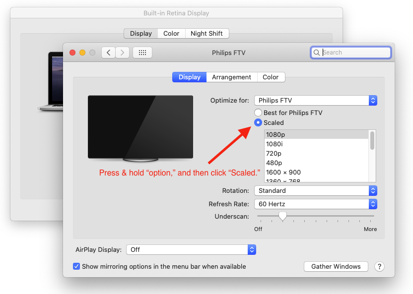 How To Reset Mac Display To Factory Settings For My Tv