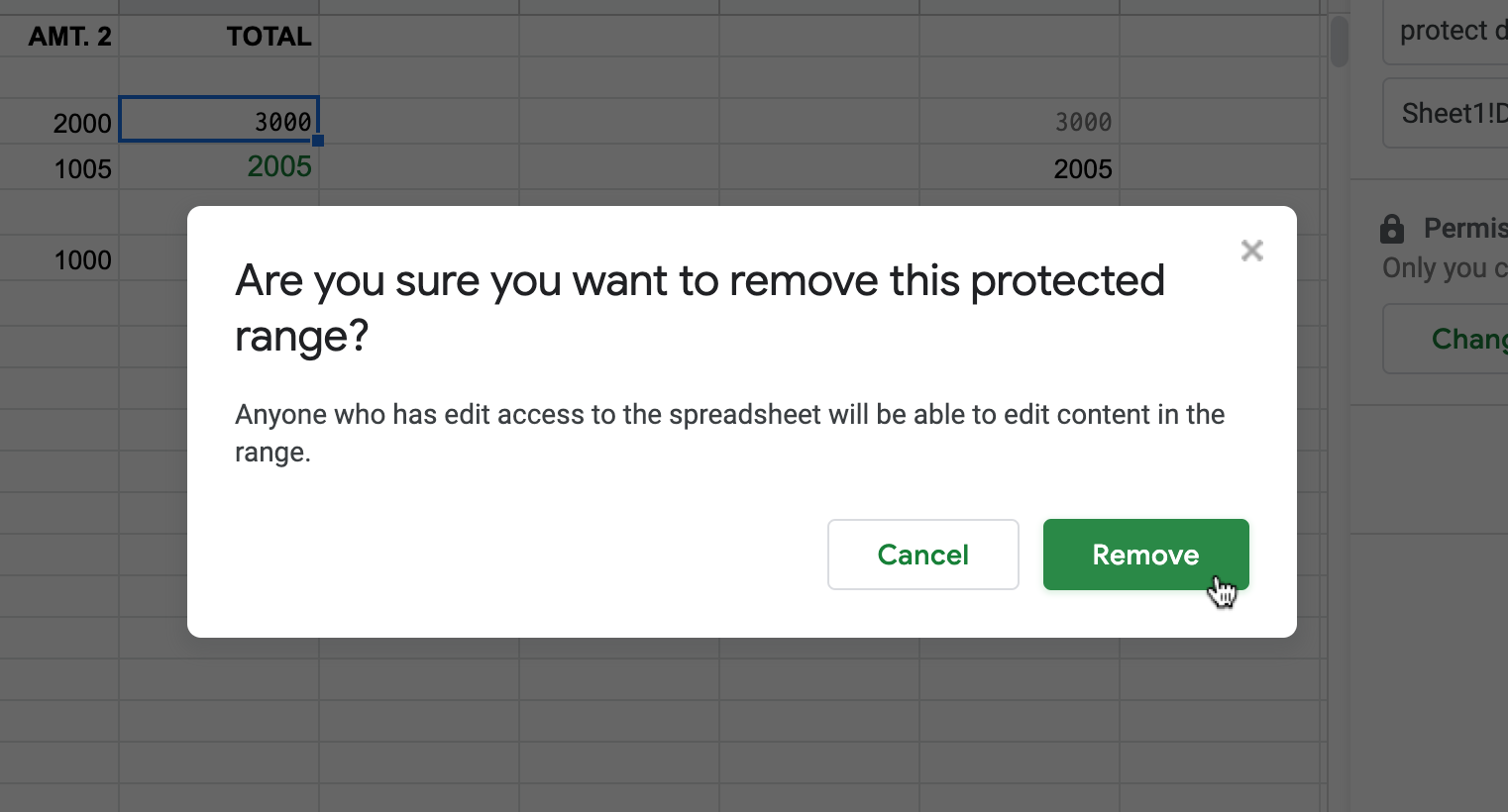 lock cells in google sheets ipad