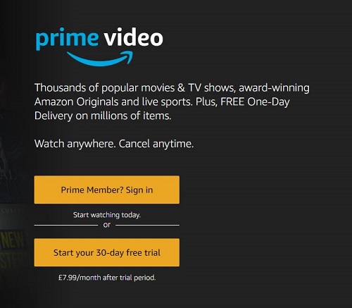 How to Amazon Prime Video a Chromecast