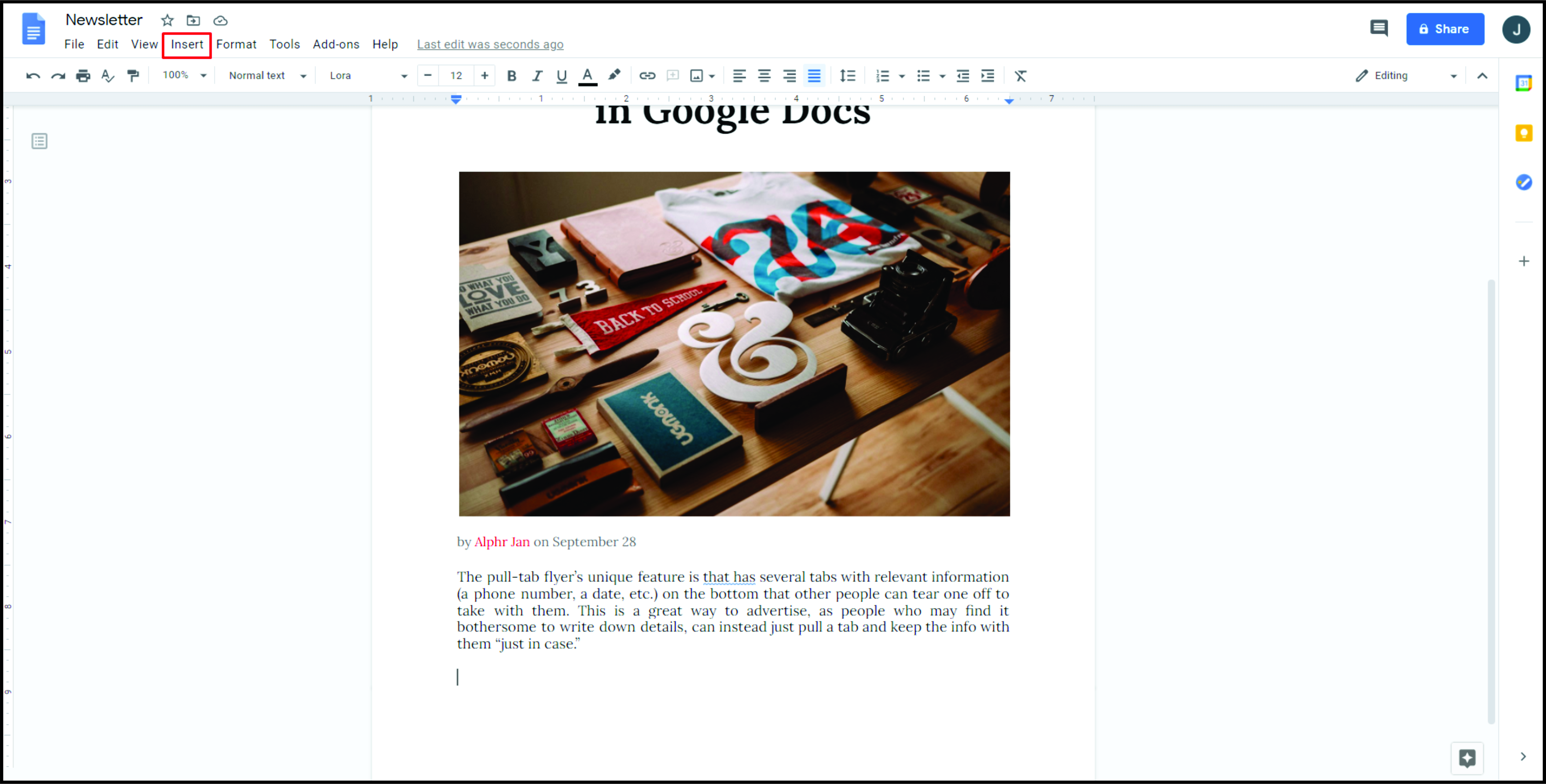 How to Make a Flyer in Google Docs With Regard To Google Drive Brochure Templates