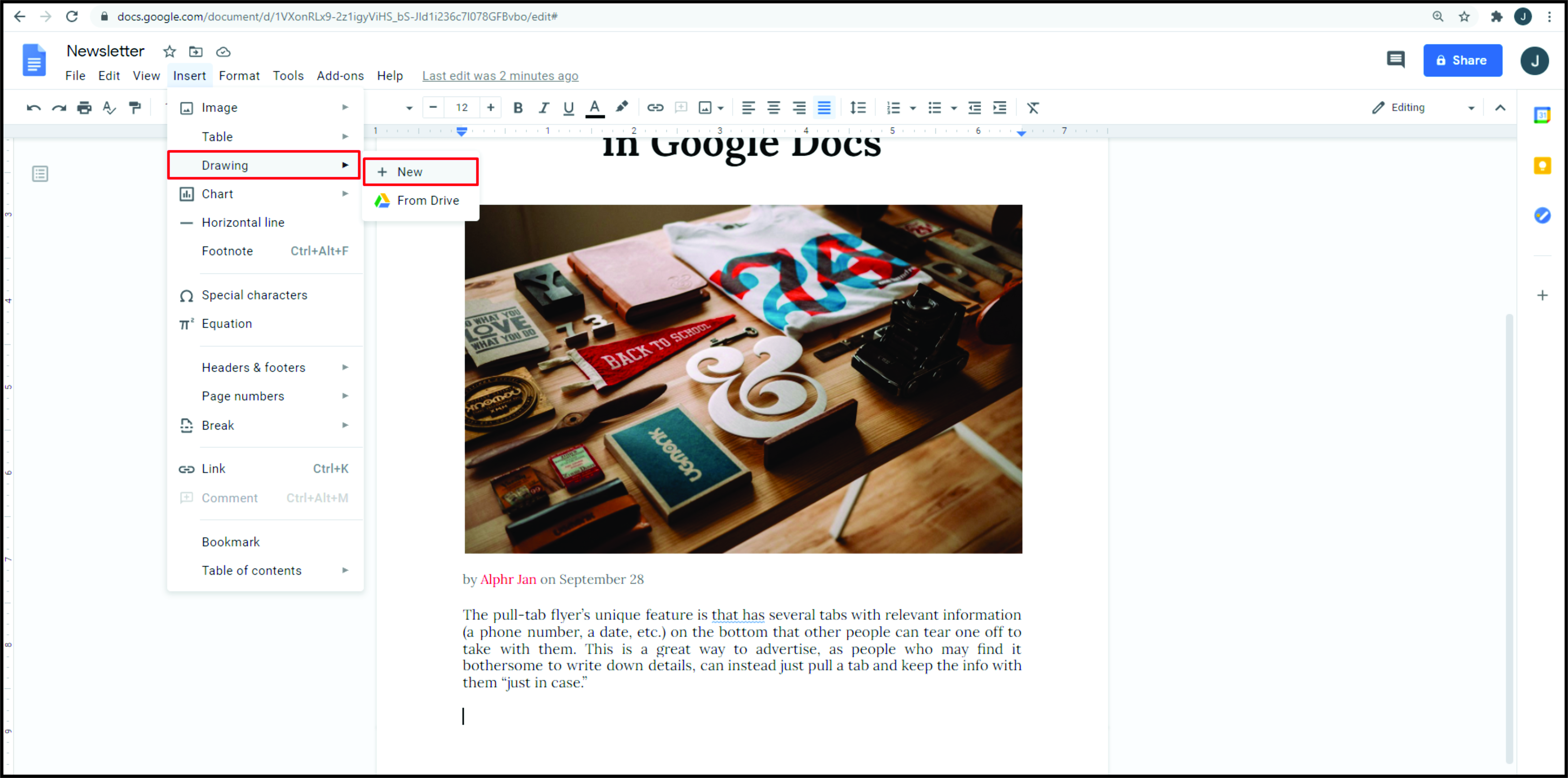 How to Make a Flyer in Google Docs With Regard To Brochure Templates For Google Docs