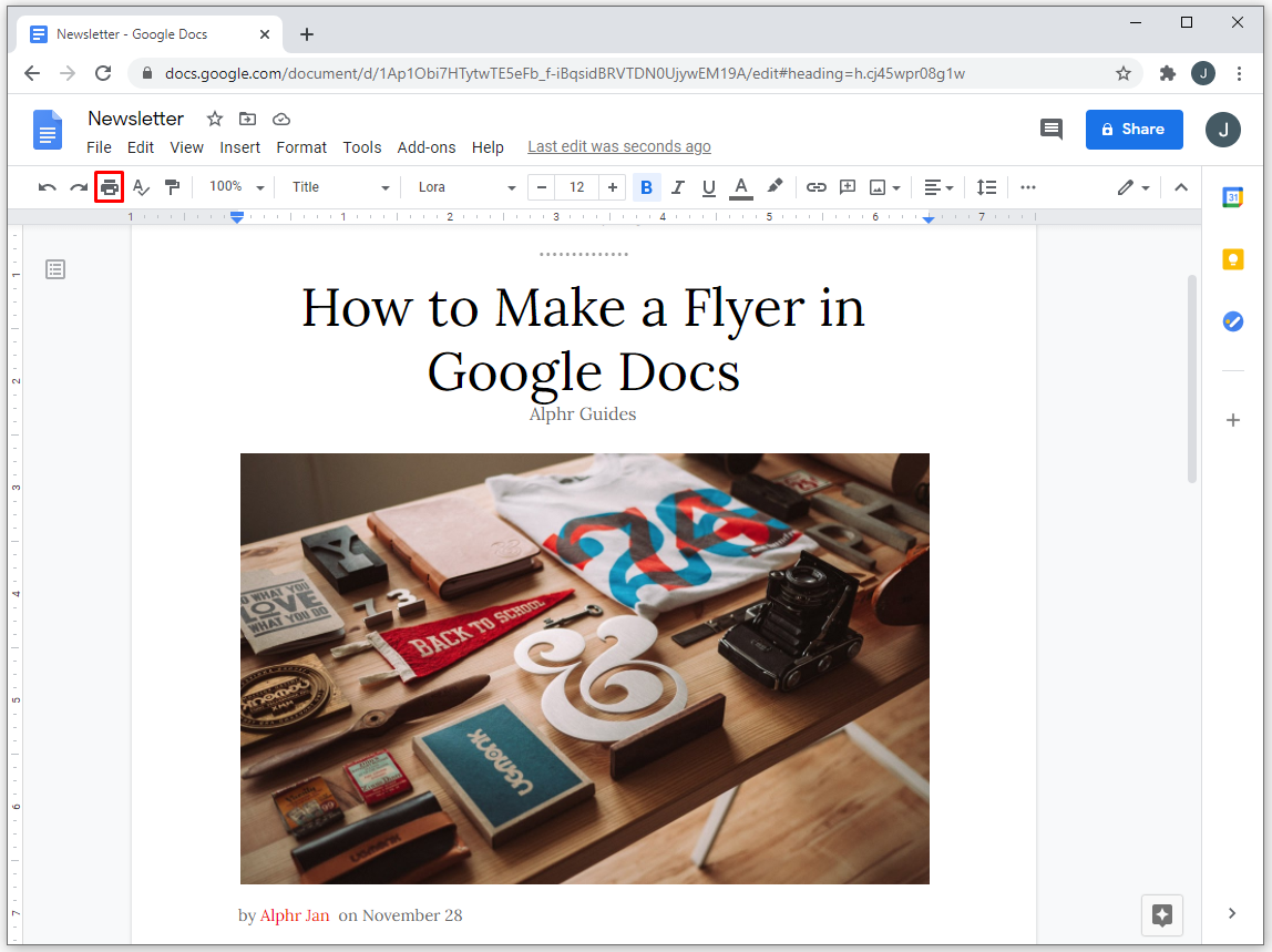 How to Make a Flyer in Google Docs Pertaining To Brochure Template Google Drive