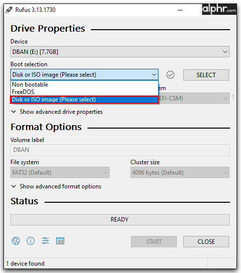 dollar Citron menu How to Use DBAN