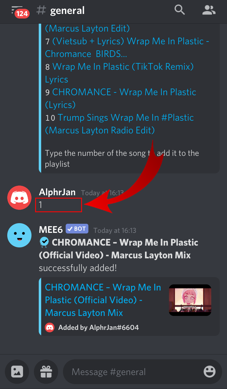 Playing in bots chat voice music discord Discord Bot