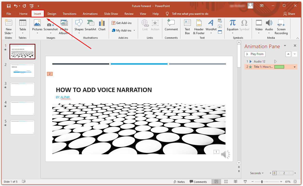 marking Sinis President How to Add Voice Narration to a PowerPoint