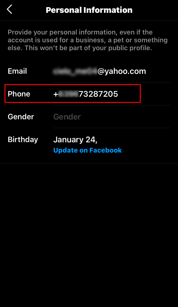 How to Change Your Account Phone Number in Instagram