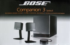 Fredag i tilfælde af organisere Bose Companion 3 Series II Speakers Review