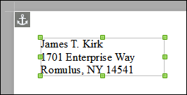 envelope address template libreoffice