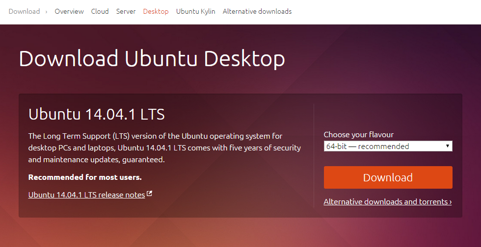 linux ubuntu 14.04 iso download