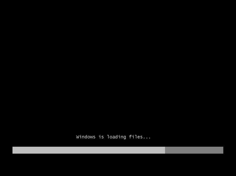 Insert Windows 7 DVD