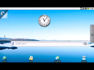 Android netbook home screen