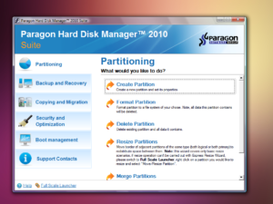 The "Express Mode" interface gives one-click access to the program's various wizards.