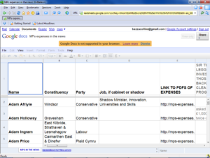K-Meleon Google Docs