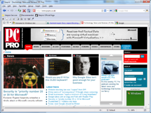 Sleipnir PC Pro homepage