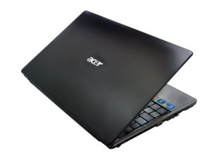 Acer Aspire TimelineX 4820T rear view