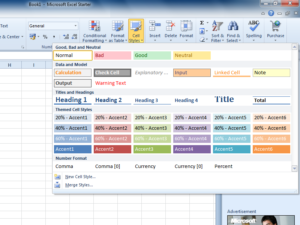 Excel Starter styles