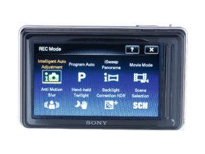 Sony Cyber-Shot DSC-TX7 - rear view