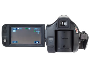 Canon Legria HF M41 - rear view