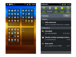 Samsung Galaxy S II - UI