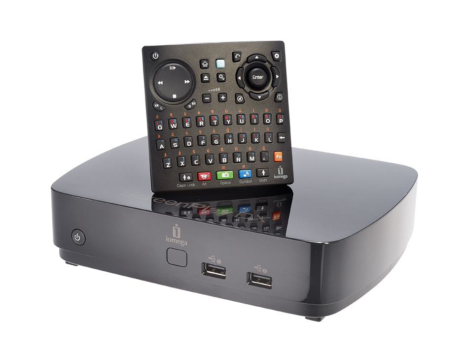 The ScreenPlay DX comes with a Qwerty remote control that makes it easy to surf the web from the comfort of your sofa