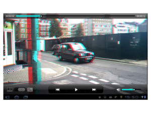 LG Optimus Pad V900 - 3D player