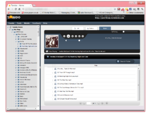 TonidoPlug2 web front end