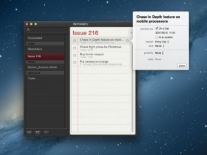 The new Reminders application helps you manage your life across multiple OS X and iOS devices.