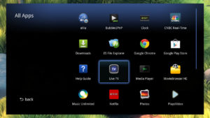 Sony NSZ-GS7 Internet Player with Google TV - interface (apps)