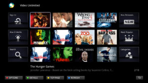 Sony NSZ-GS7 Internet Player with Google TV - interface