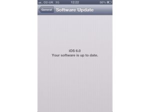 iOS 6 Software Update