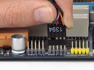 How to fit the internal cables