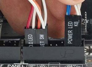 How to fit the internal cables