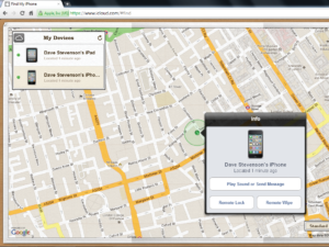 Apple's "Find my iPhone" service can show you exactly where your lost or stolen iOS device is