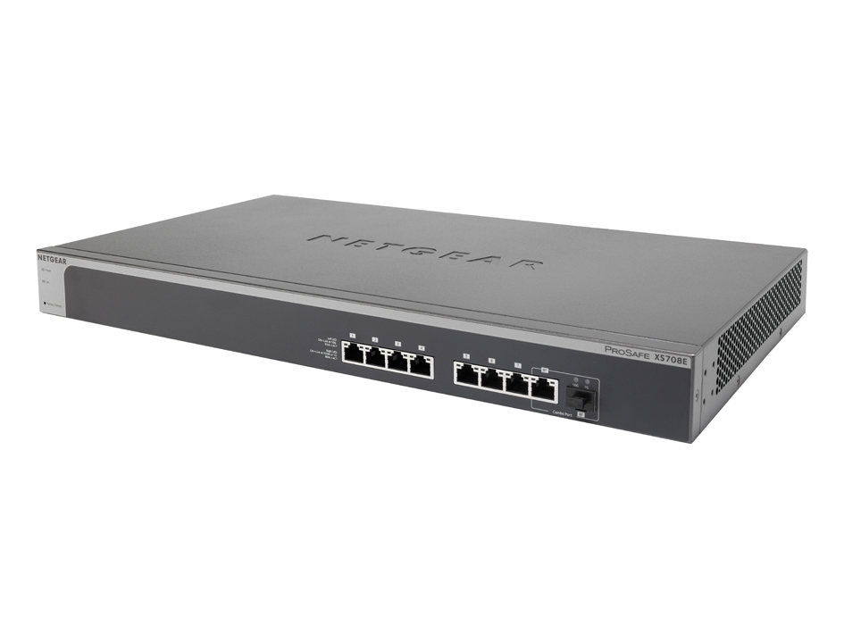 NETGEAR ProSAFE PLUS XS708E 8ポート 10Gスイッチ