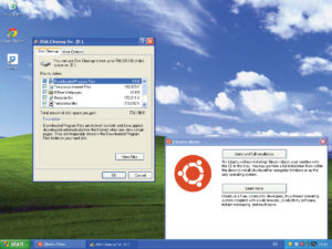 You'll want to free up some space for your new Ubuntu installation