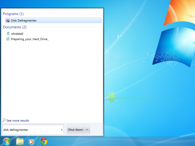 How to defrag in Windows 7 - step 2 4x3