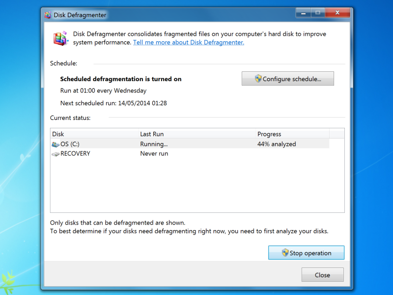Sind Decimal Tåler How to defrag in Windows 7: speed up startup times and free up disk space