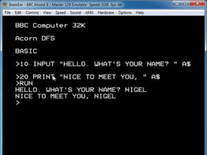 BBC emulator