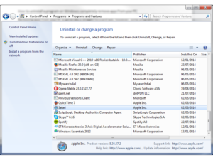 How to uninstall a program on Windows