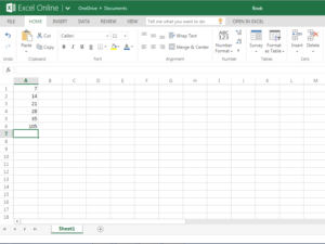 Office Online Excel