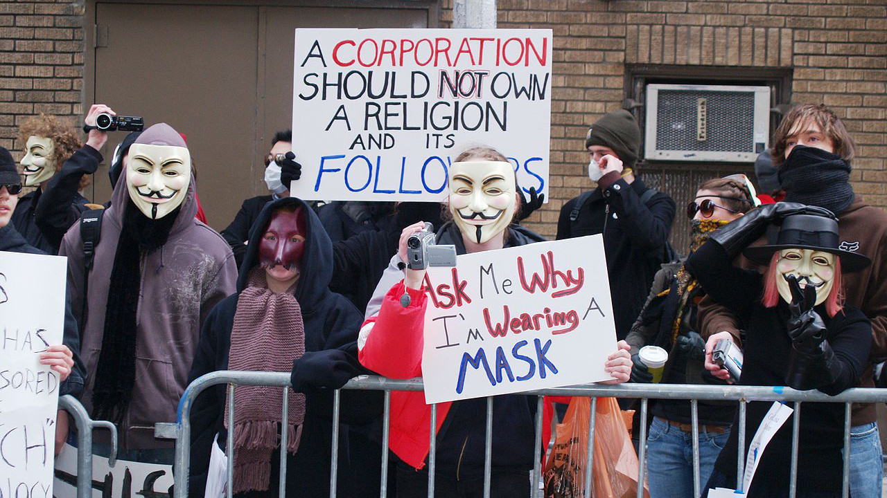 What is Anonymous Project Chanology Scientology