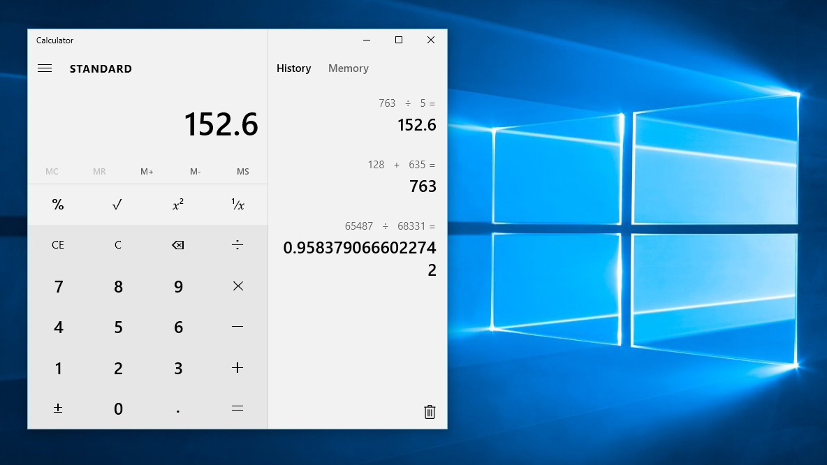 Windows 10 review: The new Calculator app