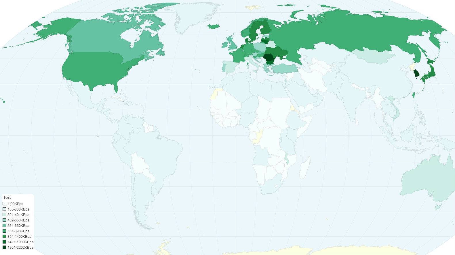 internet speeds map