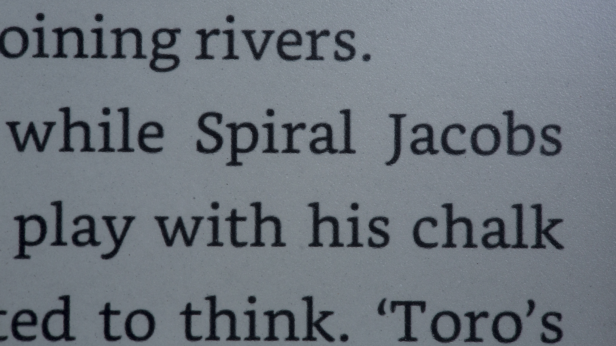 Amazon Kindle Paperwhite (2015) review: The new Bookerly font has a slightly less blocky appearance than Caecilia