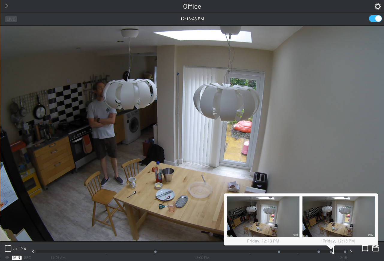 Nest Cam review: Screenshot