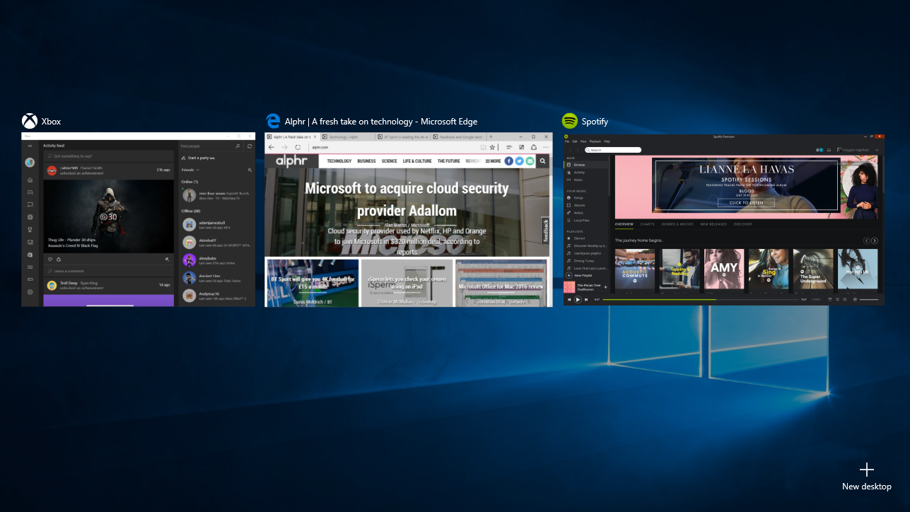 Windows 10 can that Windows 8.1 can't - Alt+Tab and multitasking