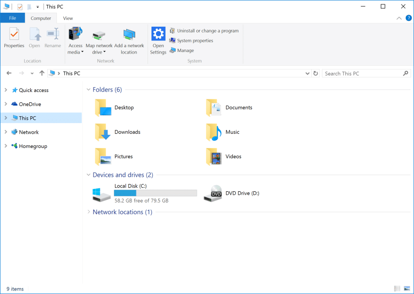 creative cloud files removed file explorer sidebar