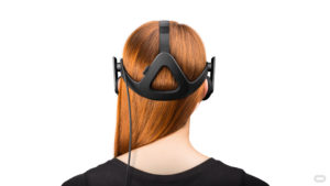 Oculus Rift virtual reality headset release date - Headband redhead