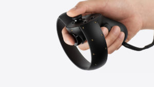 oculus Rift virtual reality headset release date - Oculus Touch controller