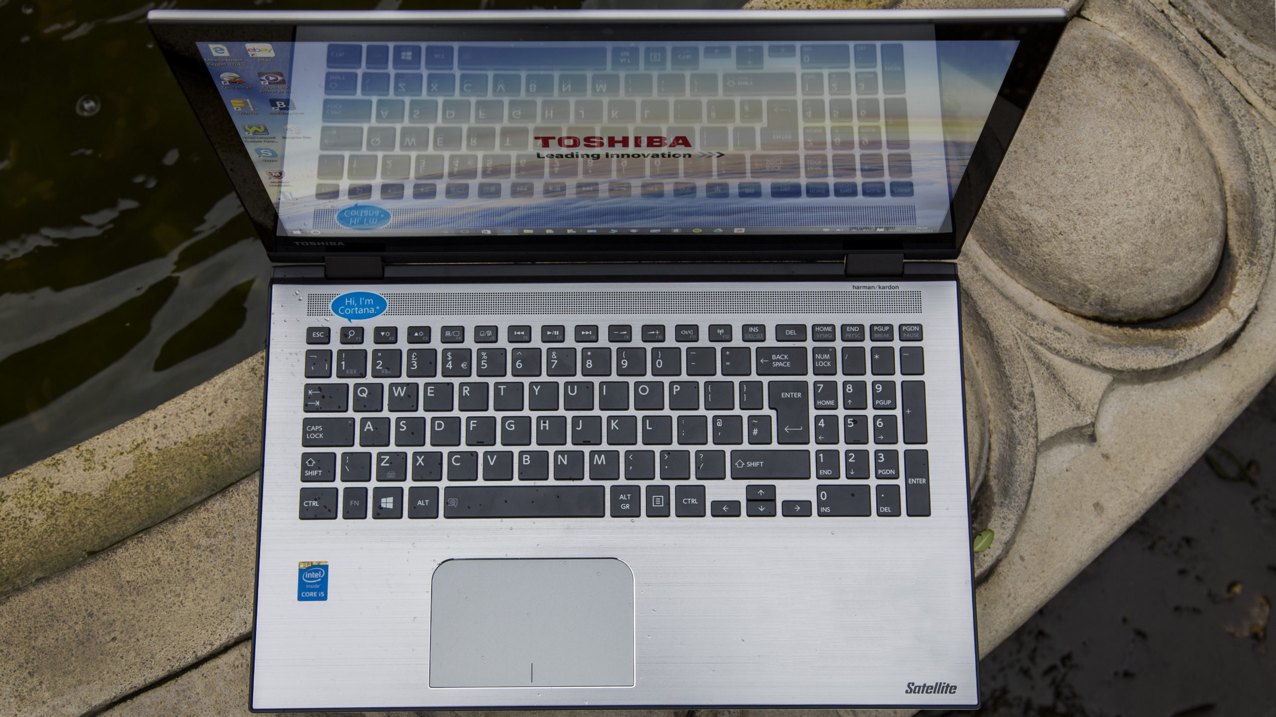 Toshiba Satellite Radius 15 review: The keyboard is comfortable, but the touchpad is a real weak spot